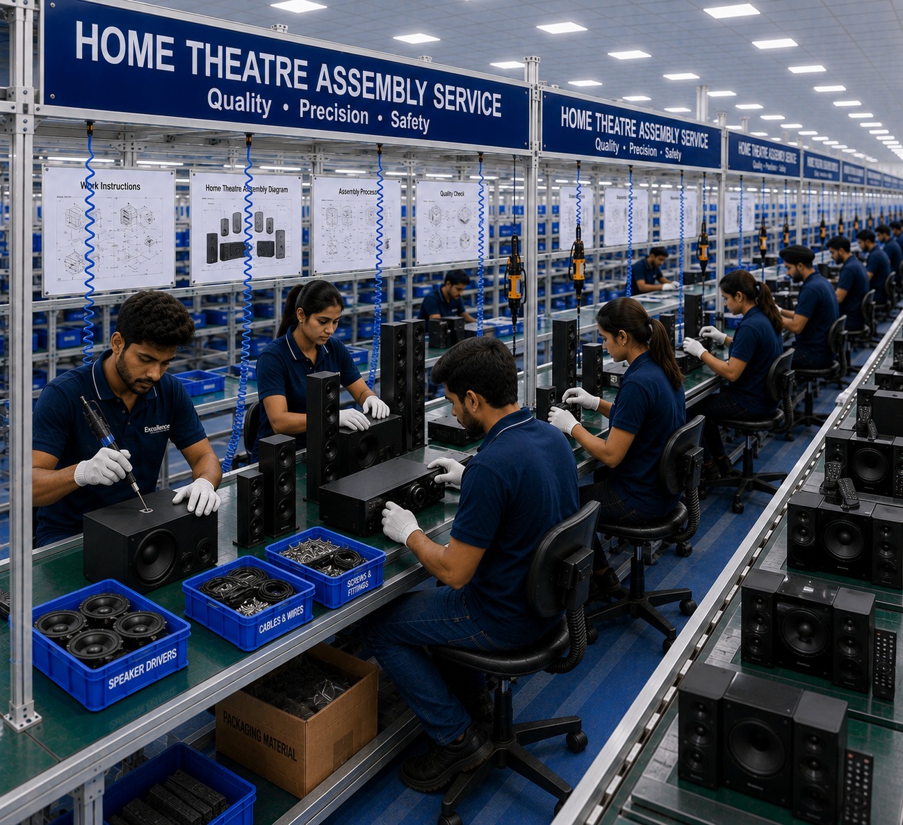 Home Theatre Assembling Service
